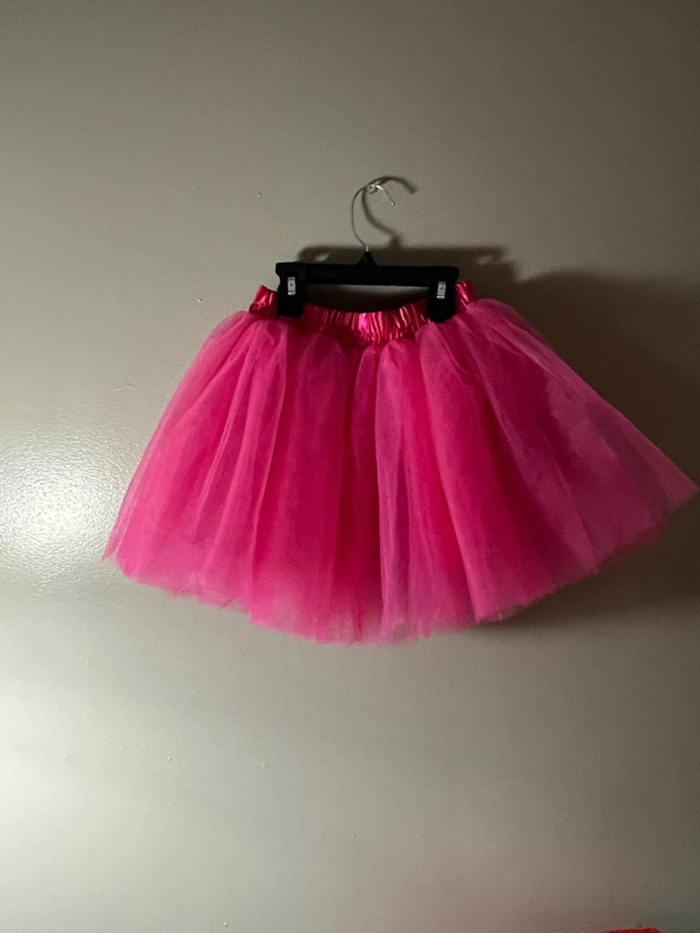 Pink Tulle Mini Skirt 4 layers-kid's Flared Ballet Style